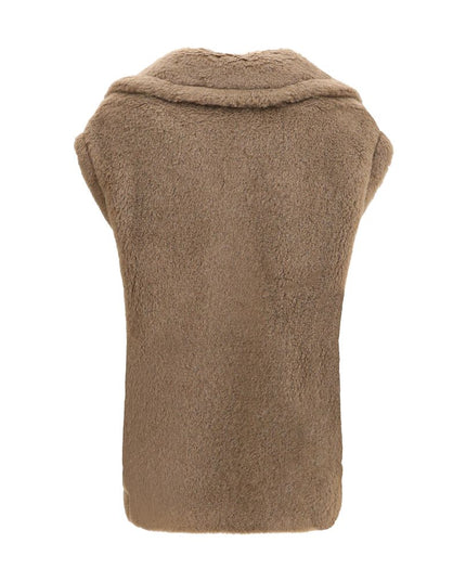 Max Mara Brown Alpaca Vicugna Pacos Coat