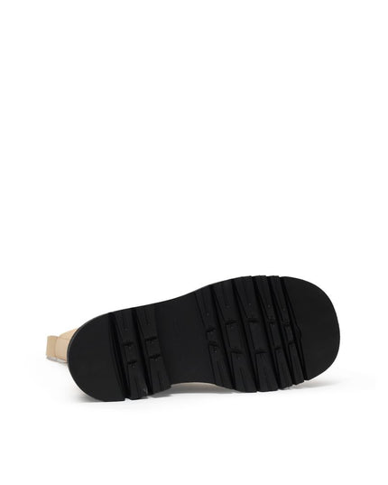 Bottega Veneta Beige Leather Chelsea Boots