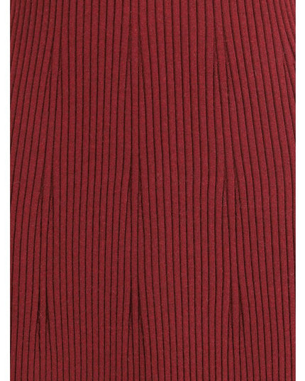 SA SU PHI Bordeaux Cashmere Casual Dress