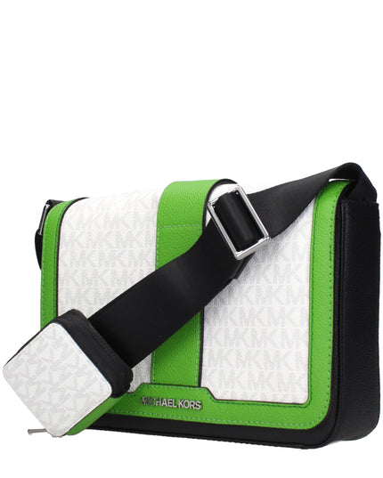 Michael Kors White Fabric Crossbody Bag