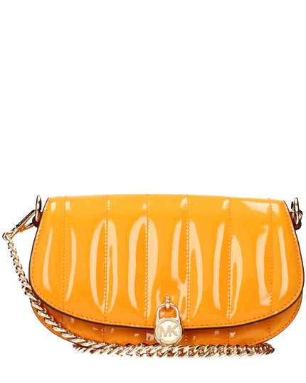 Michael Kors Orange Leather Crossbody Bag