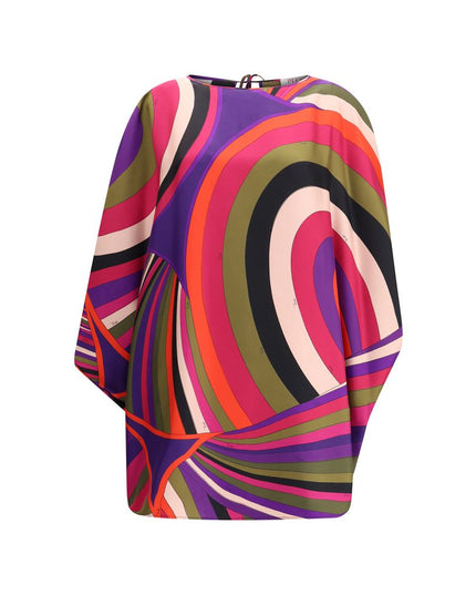 Emilio Pucci Multicolor Silk Casual Dress