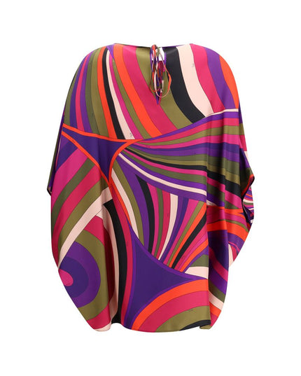 Emilio Pucci Multicolor Silk Casual Dress