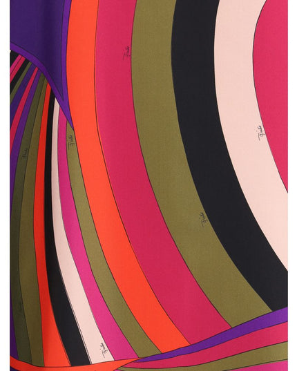 Emilio Pucci Multicolor Silk Casual Dress