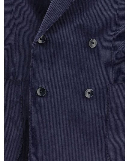 Gi Capri Blue Cotton Blazer