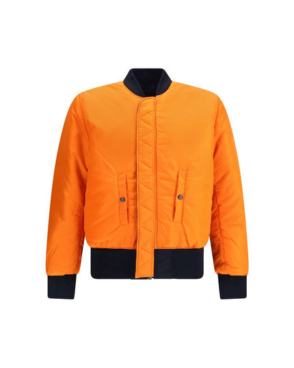 ALPHA INDUSTRIES Blue Nylon Bomber