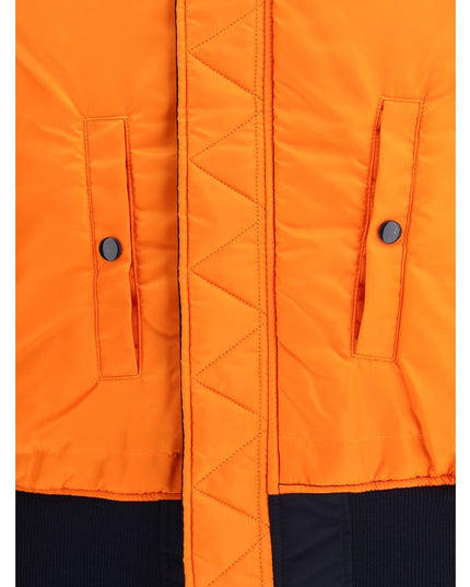 ALPHA INDUSTRIES Blue Nylon Bomber