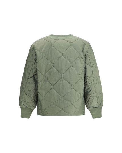 ALPHA INDUSTRIES Green Nylon Coat