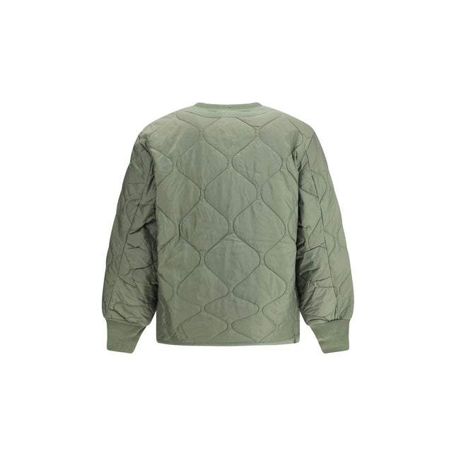 ALPHA INDUSTRIES Green Nylon Coat