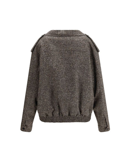 Blazé Milano Brown Polyester Bomber