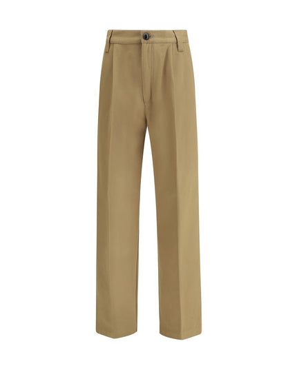 Namacheko Beige Cotton Casual Pants