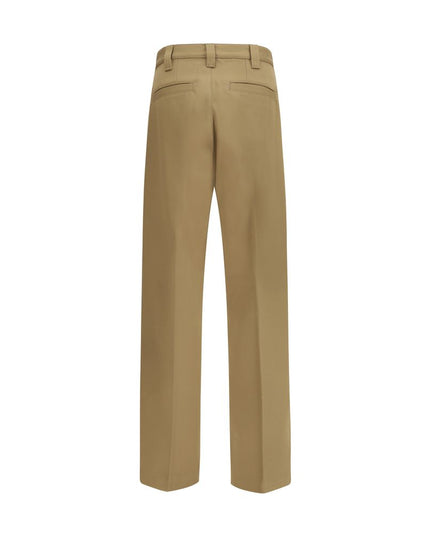 Namacheko Beige Cotton Casual Pants