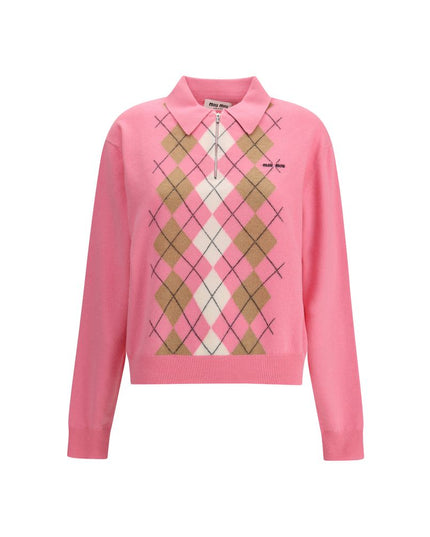 Miu Miu Multicolor Cashmere Sweatshirt