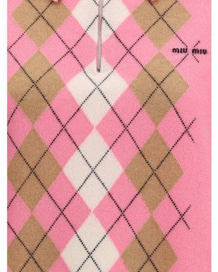 Miu Miu Multicolor Cashmere Sweatshirt