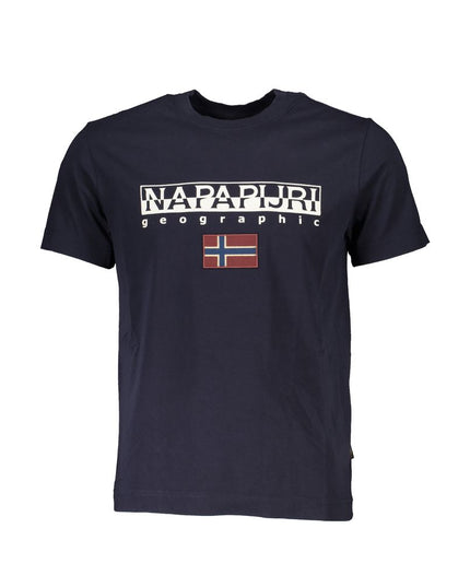 Napapijri Blue Cotton T-Shirt