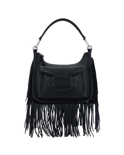 Pierre Hardy Black Calf Leather Bos Taurus Shoulder Bag