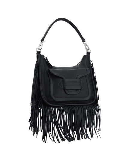 Pierre Hardy Black Calf Leather Bos Taurus Shoulder Bag