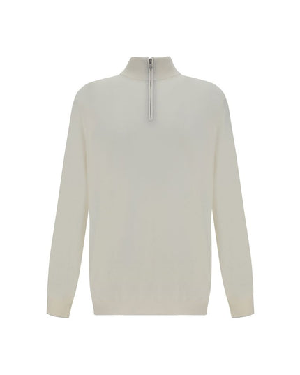 Brunello Cucinelli White Cashmere Cashmere Sweater
