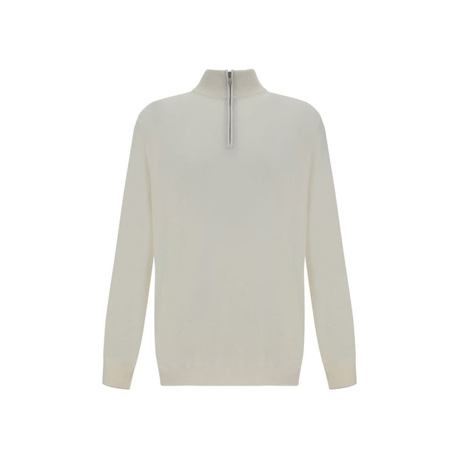 Brunello Cucinelli White Cashmere Cashmere Sweater
