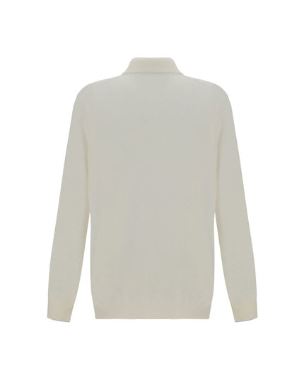 Brunello Cucinelli White Cashmere Cashmere Sweater