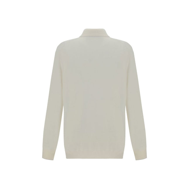 Brunello Cucinelli White Cashmere Cashmere Sweater