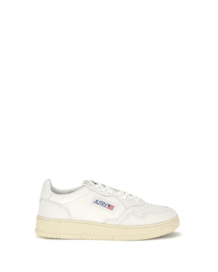 Autry White Rubber Low Top Sneakers