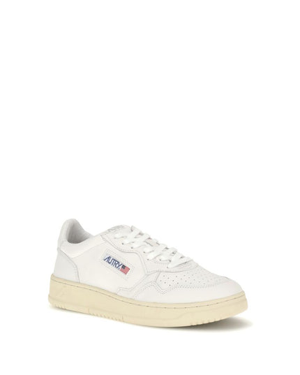 Autry White Rubber Low Top Sneakers