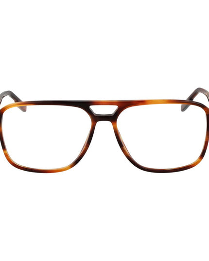 Ermenegildo Zegna Brown Acetate Glasses (Frames)