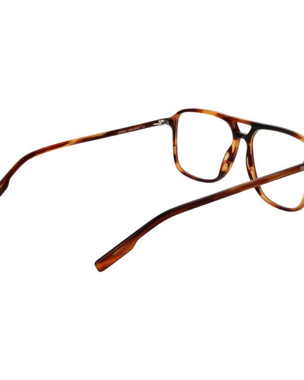 Ermenegildo Zegna Brown Acetate Glasses (Frames)