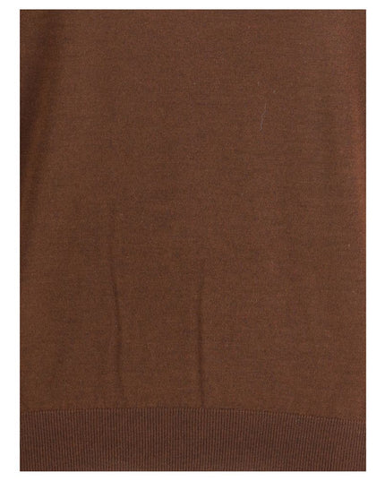 Saint Laurent Brown Cashmere Turtleneck
