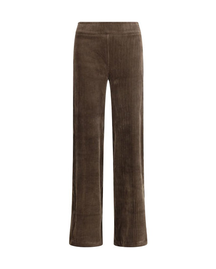 Avenue Montaigne Brown Cotton Casual Pants