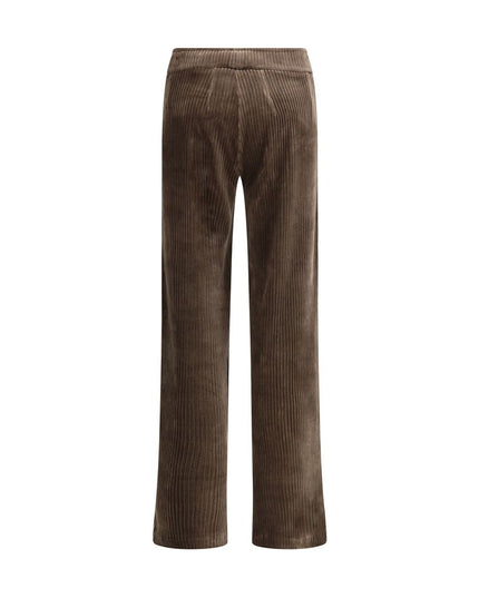 Avenue Montaigne Brown Cotton Casual Pants