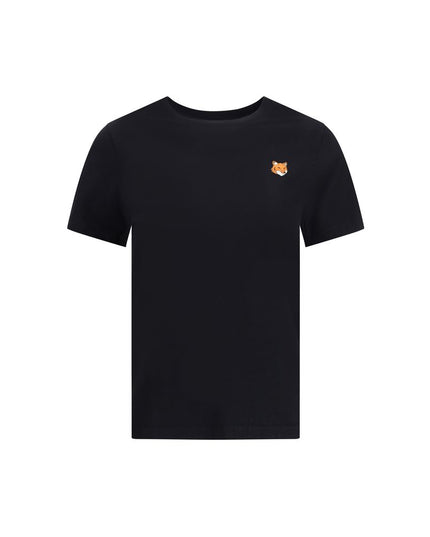 Maison Kitsuné Black Cotton T-Shirt
