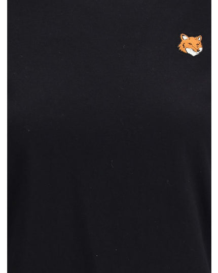 Maison Kitsuné Black Cotton T-Shirt