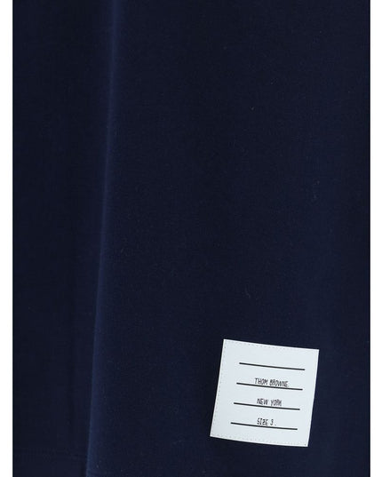 Thom Browne Blue Cotton T-Shirt