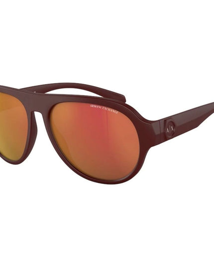 Armani Exchange Brown Acetate Sunglasses