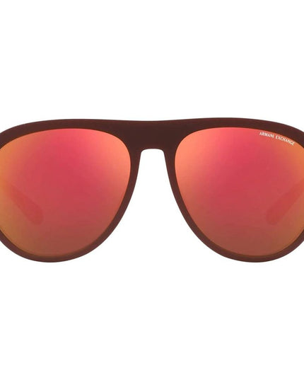 Armani Exchange Brown Acetate Sunglasses