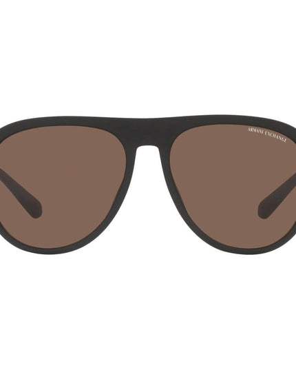 Armani Exchange Brown Acetate Sunglasses