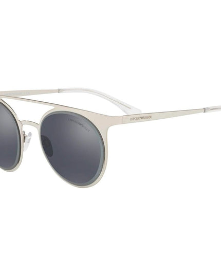 Emporio Armani Gray Metal Sunglasses