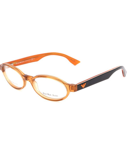 Emporio Armani Brown Acetate Glasses (Frames)