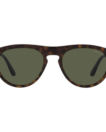 Giorgio Armani Brown Acetate Sunglasses
