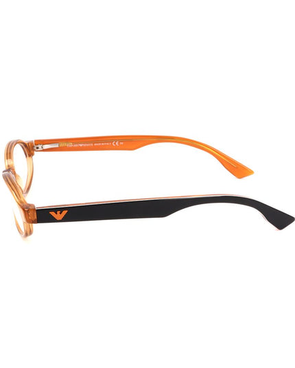 Emporio Armani Brown Acetate Glasses (Frames)