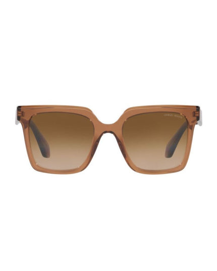 Giorgio Armani Brown Acetate Sunglasses