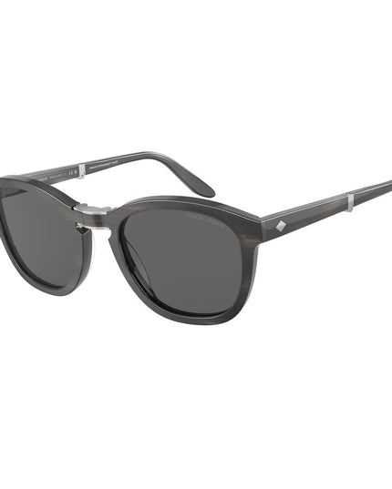 Giorgio Armani Gray Acetate Sunglasses
