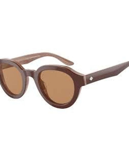 Giorgio Armani Brown Acetate Sunglasses