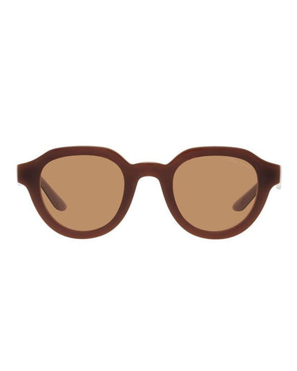 Giorgio Armani Brown Acetate Sunglasses