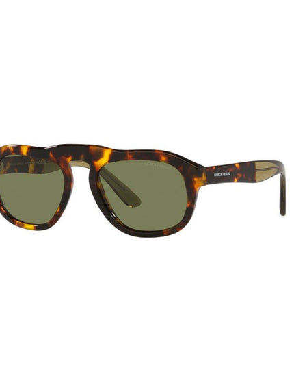 Giorgio Armani Brown Acetate Sunglasses