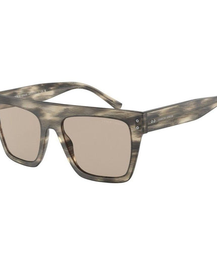 Giorgio Armani Brown Acetate Sunglasses
