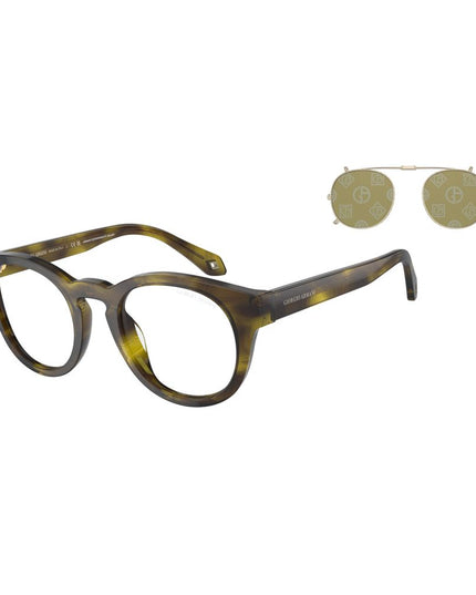 Giorgio Armani Brown Acetate Sunglasses