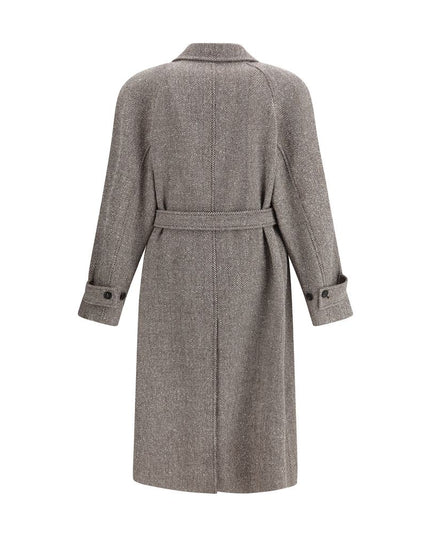 Ferragamo Beige Wool Coat